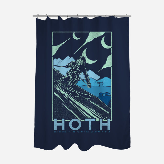 Hoth Ski Resort-None-Polyester-Shower Curtain-sebasebi