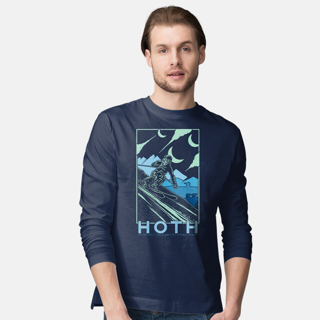 Hoth Ski Resort-Mens-Long Sleeved-Tee-sebasebi