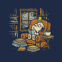 Rainy Day Reading-Unisex-Pullover-Sweatshirt-kg07