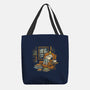 Rainy Day Reading-None-Basic Tote-Bag-kg07