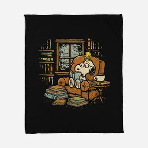 Rainy Day Reading-None-Fleece-Blanket-kg07