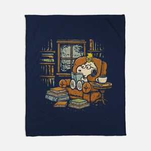 Rainy Day Reading-None-Fleece-Blanket-kg07