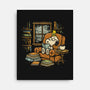 Rainy Day Reading-None-Stretched-Canvas-kg07