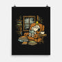 Rainy Day Reading-None-Matte-Poster-kg07