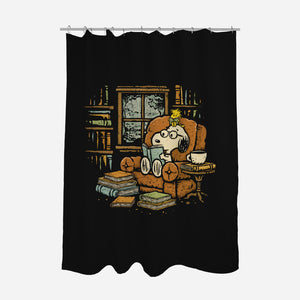 Rainy Day Reading-None-Polyester-Shower Curtain-kg07
