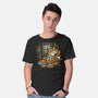 Rainy Day Reading-Mens-Basic-Tee-kg07