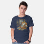 Rainy Day Reading-Mens-Basic-Tee-kg07