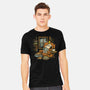Rainy Day Reading-Mens-Heavyweight-Tee-kg07