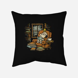 Rainy Day Reading-None-Removable Cover w Insert-Throw Pillow-kg07