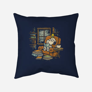 Rainy Day Reading-None-Removable Cover w Insert-Throw Pillow-kg07