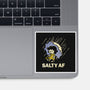 Salty AF-None-Glossy-Sticker-kg07