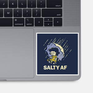 Salty AF-None-Glossy-Sticker-kg07