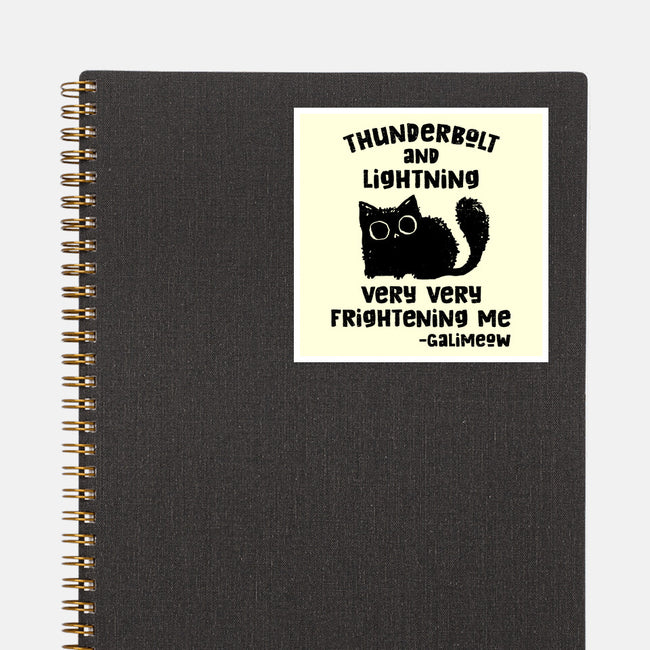 Very Very Frightening-None-Glossy-Sticker-kg07