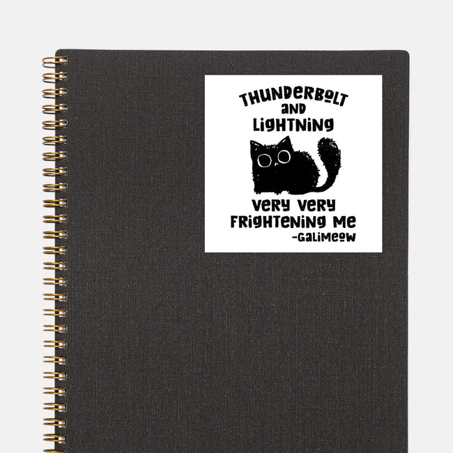Very Very Frightening-None-Glossy-Sticker-kg07
