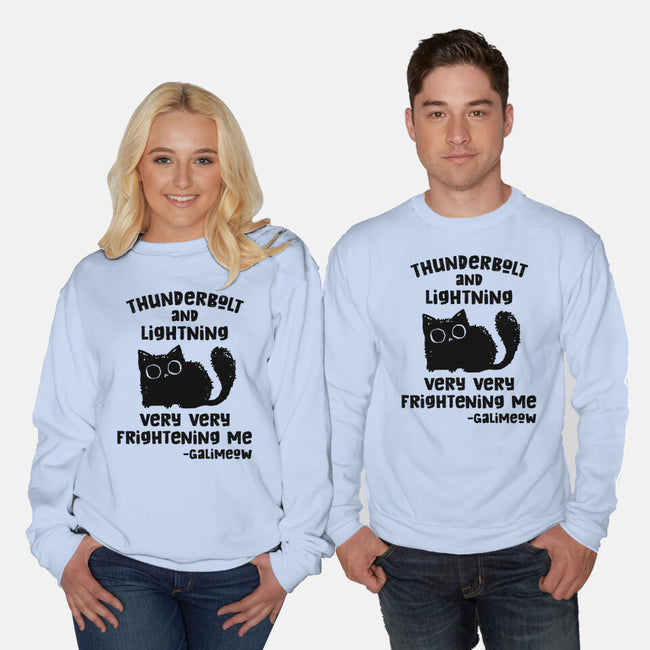 Very Very Frightening-Unisex-Crew Neck-Sweatshirt-kg07