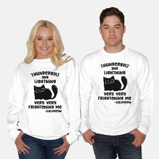 Very Very Frightening-Unisex-Crew Neck-Sweatshirt-kg07