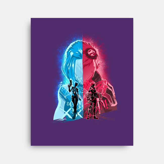 Heartsteel Sisters-None-Stretched-Canvas-hypertwenty