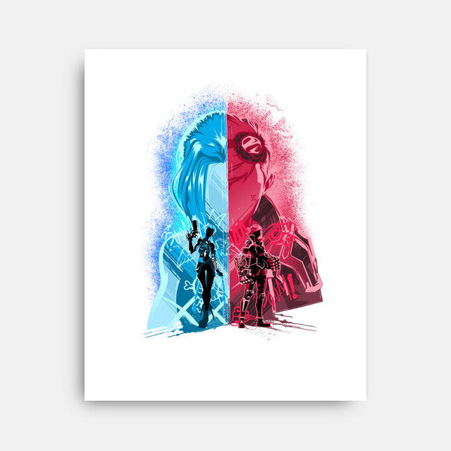 Heartsteel Sisters-None-Stretched-Canvas-hypertwenty
