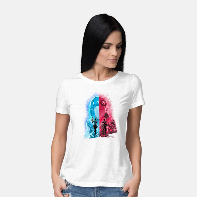 Heartsteel Sisters-Womens-Basic-Tee-hypertwenty