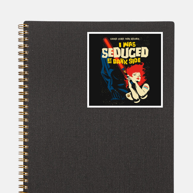 Seduced By The Dark Side-None-Glossy-Sticker-butcherbilly