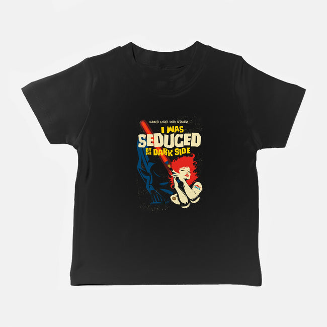 Seduced By The Dark Side-Baby-Basic-Tee-butcherbilly