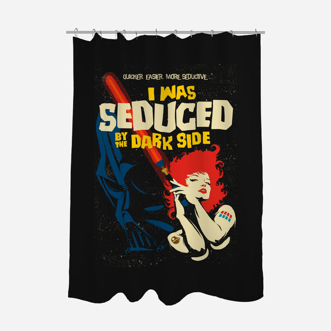 Seduced By The Dark Side-None-Polyester-Shower Curtain-butcherbilly