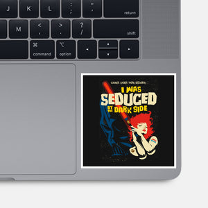Seduced By The Dark Side-None-Glossy-Sticker-butcherbilly