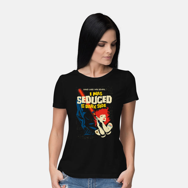 Seduced By The Dark Side-Womens-Basic-Tee-butcherbilly