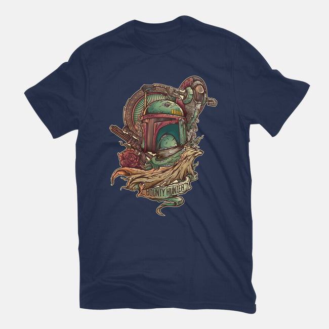 The Real Bounty Hunter-Womens-Fitted-Tee-jmlfreeman