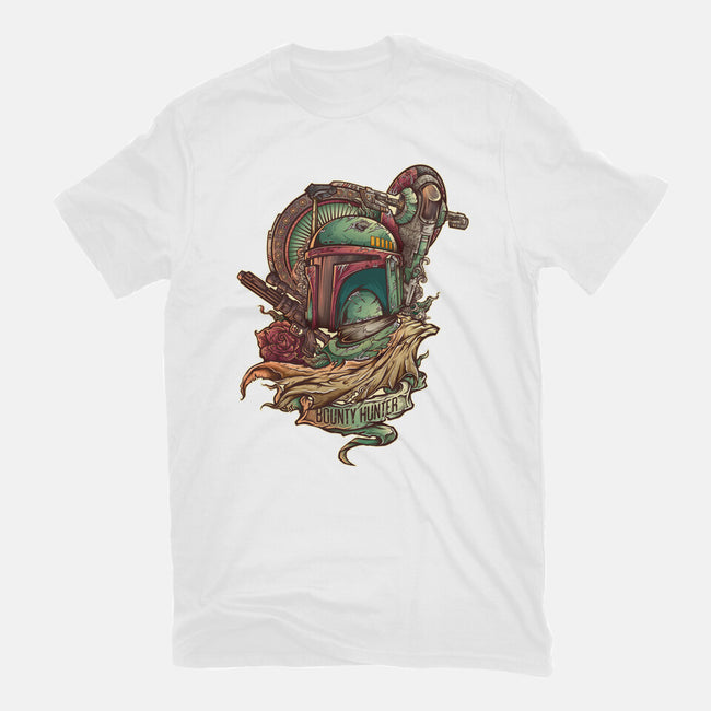 The Real Bounty Hunter-Womens-Fitted-Tee-jmlfreeman
