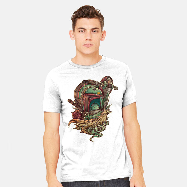 The Real Bounty Hunter-Mens-Heavyweight-Tee-jmlfreeman