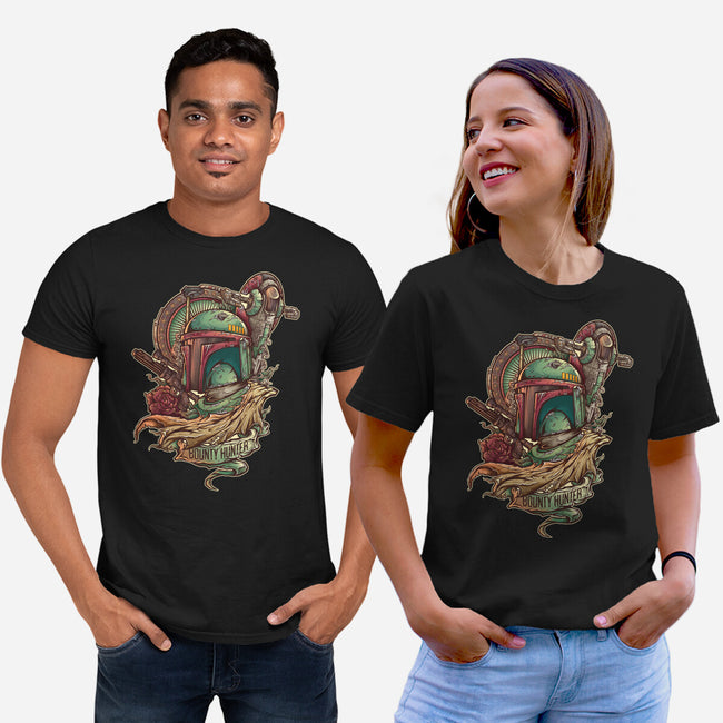 The Real Bounty Hunter-Unisex-Basic-Tee-jmlfreeman