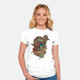 The Real Bounty Hunter-Womens-Fitted-Tee-jmlfreeman
