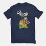 A Beagle In Wonderland-Mens-Basic-Tee-zascanauta