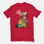 A Beagle In Wonderland-Mens-Basic-Tee-zascanauta