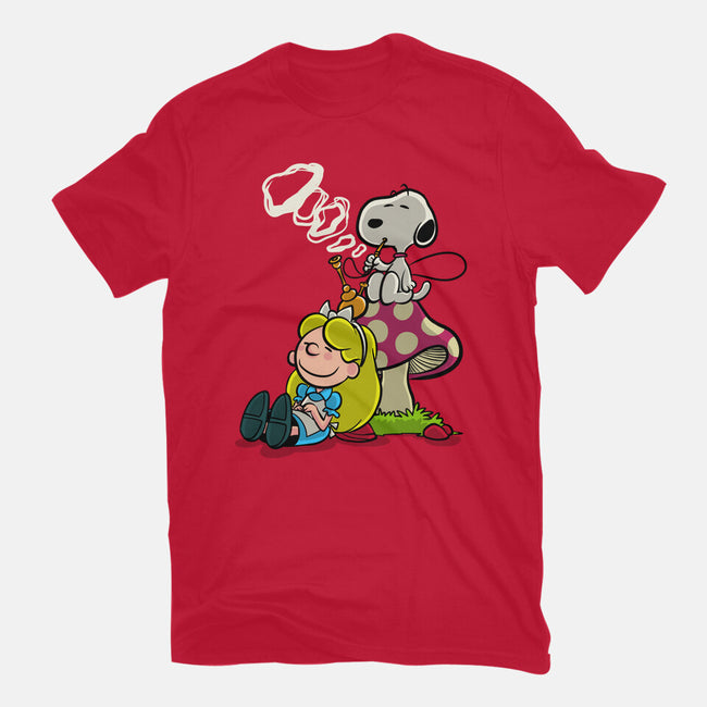 A Beagle In Wonderland-Youth-Basic-Tee-zascanauta