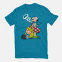 A Beagle In Wonderland-Mens-Basic-Tee-zascanauta
