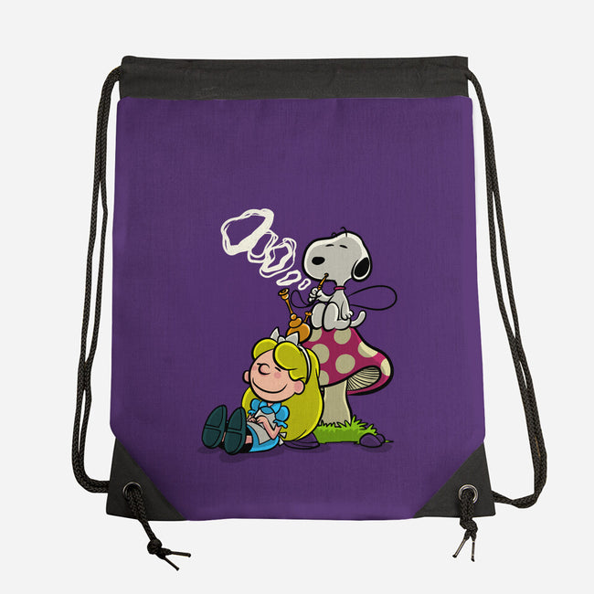 A Beagle In Wonderland-None-Drawstring-Bag-zascanauta