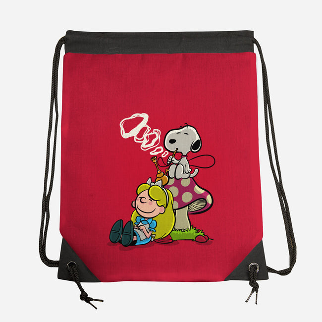 A Beagle In Wonderland-None-Drawstring-Bag-zascanauta