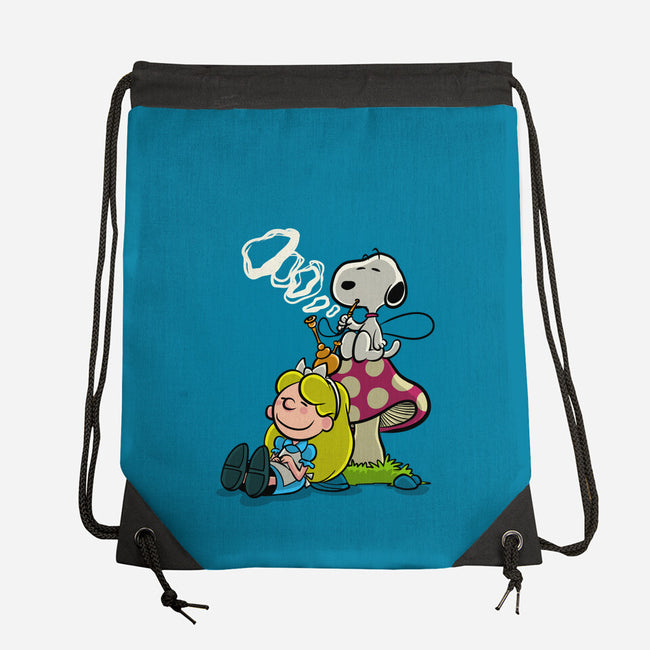 A Beagle In Wonderland-None-Drawstring-Bag-zascanauta