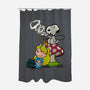 A Beagle In Wonderland-None-Polyester-Shower Curtain-zascanauta