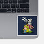 A Beagle In Wonderland-None-Glossy-Sticker-zascanauta