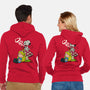 A Beagle In Wonderland-Unisex-Zip-Up-Sweatshirt-zascanauta