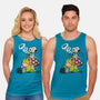 A Beagle In Wonderland-Unisex-Basic-Tank-zascanauta