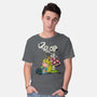A Beagle In Wonderland-Mens-Basic-Tee-zascanauta