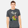 A Beagle In Wonderland-Mens-Heavyweight-Tee-zascanauta