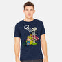 A Beagle In Wonderland-Mens-Heavyweight-Tee-zascanauta