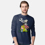 A Beagle In Wonderland-Mens-Long Sleeved-Tee-zascanauta