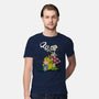 A Beagle In Wonderland-Mens-Premium-Tee-zascanauta