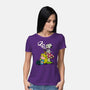A Beagle In Wonderland-Womens-Basic-Tee-zascanauta